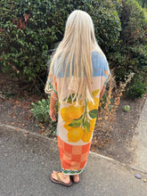 Load image into Gallery viewer, Bigger bigger lurex slogan maxi dress
