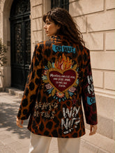 Load image into Gallery viewer, Leopard oh wait blazer
