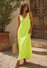 Load image into Gallery viewer, Neon floaty maxi dress

