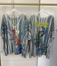 Load image into Gallery viewer, Lurex curve stripe set
