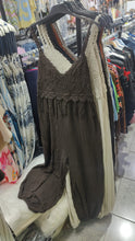 Load image into Gallery viewer, Fringe jumpsuit cuffed leg
