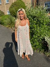 Load image into Gallery viewer, Printed tie up dress
