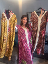 Load image into Gallery viewer, Aztec lurex dress

