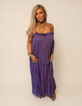 Load image into Gallery viewer, Purple ruffle dress
