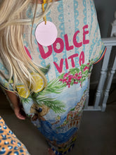 Load image into Gallery viewer, Palm tree La dolce lurex curve dress
