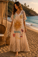 Load image into Gallery viewer, Lace lurex soleil maxi dress
