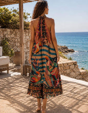 Load image into Gallery viewer, Freda halter neck maxi dress
