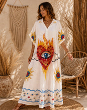Load image into Gallery viewer, Eye &amp; sun shirt dress
