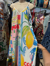 Load image into Gallery viewer, Lemon cotton strappy dress
