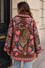 Load image into Gallery viewer, Tiger vintage felt jacket
