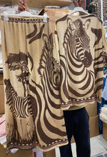 Load image into Gallery viewer, Zebra brown lurex co ord
