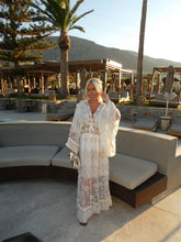 Load image into Gallery viewer, Luxe boho batwing dress
