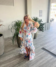 Load image into Gallery viewer, Starfish hi low luxe dress
