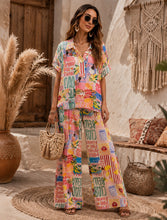 Load image into Gallery viewer, Bella funky co ord set 100% cotton
