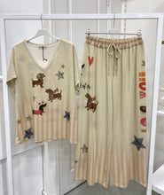 Load image into Gallery viewer, Sausage dog new print star lurex set
