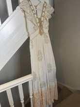 Load image into Gallery viewer, Golden days frilly mirror maxi dress
