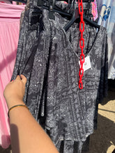 Load image into Gallery viewer, Lurex printed bow loungewear two colours
