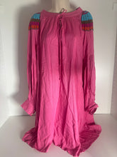 Load image into Gallery viewer, Pink sequin luxe kaftan dress
