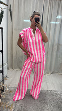 Load image into Gallery viewer, Oversized cheesecloth stripe set
