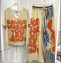 Load image into Gallery viewer, Enjoy where you are now lurex set
