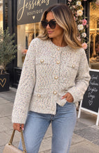 Load image into Gallery viewer, Soft tweed colour cardigan
