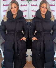 Load image into Gallery viewer, Black padded duvet coat best seller
