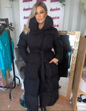 Load image into Gallery viewer, Black padded duvet coat best seller
