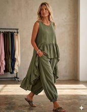 Load image into Gallery viewer, Frill drop boho co ord 5 colours
