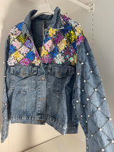 Load image into Gallery viewer, Funky denim jacket
