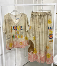Load image into Gallery viewer, Love is here lurex co ords
