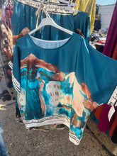 Load image into Gallery viewer, Teal house silky co ord
