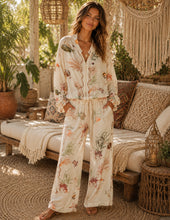 Load image into Gallery viewer, 100% silk aqua zip up co ord
