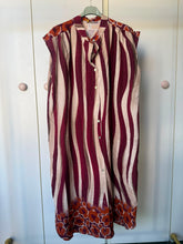 Load image into Gallery viewer, Stripe &amp; leopard flowly dress
