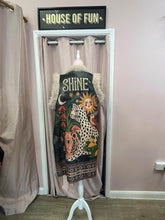 Load image into Gallery viewer, Shine beige fluffy funky gillet
