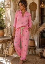 Load image into Gallery viewer, Pink Italian luxe co ord 100% linen
