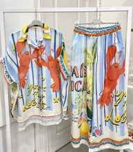 Load image into Gallery viewer, Lobster shirt trouser set

