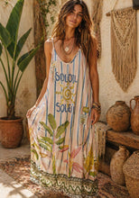 Load image into Gallery viewer, Lurex soleil maxi dress
