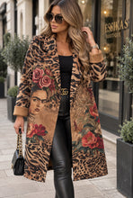 Load image into Gallery viewer, Floral suede Freda open jacket

