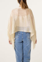 Load image into Gallery viewer, Diamonte tassle cape top
