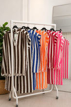 Load image into Gallery viewer, Oversized cheesecloth stripe set
