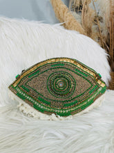 Load image into Gallery viewer, 3 colours sequin boho eye bag with chain strap
