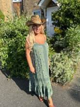 Load image into Gallery viewer, Printed tie up dress
