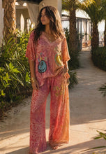 Load image into Gallery viewer, Boho lurex smile co ord curve
