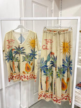 Load image into Gallery viewer, Palm tree lurex co ord
