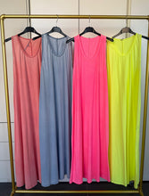 Load image into Gallery viewer, Neon floaty maxi dress
