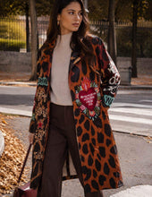 Load image into Gallery viewer, Oh wait leopard suede jacket

