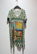 Load image into Gallery viewer, Green midi lurex dress
