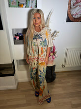 Load image into Gallery viewer, Palm tree lurex co ord
