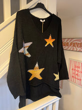 Load image into Gallery viewer, Star oversized jumper
