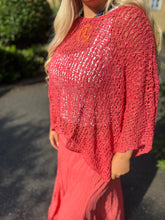 Load image into Gallery viewer, Light crochet poncho
